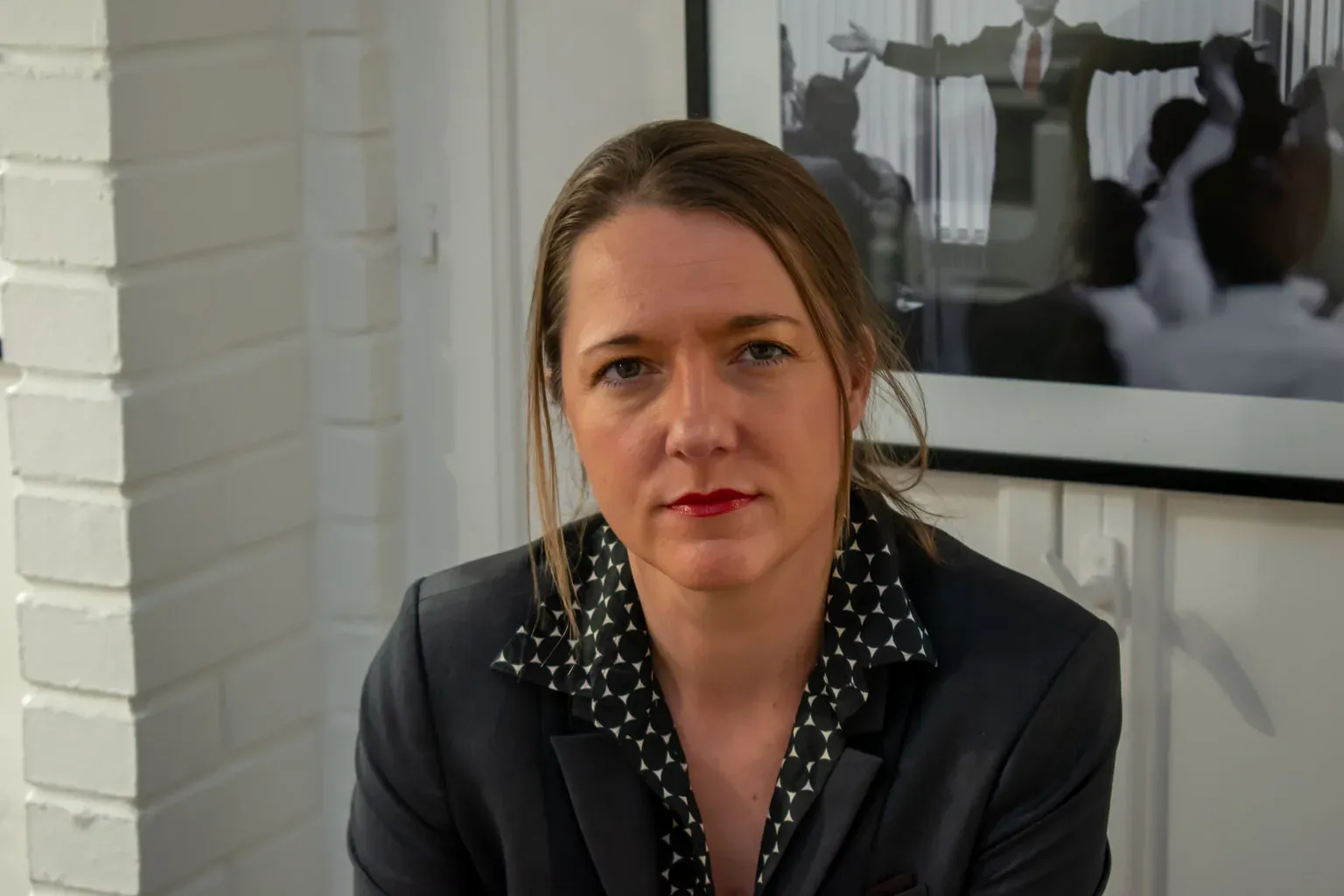 Maître Faustine Broulin à son cabinet, 63 rue Saint-Étienne à Lille